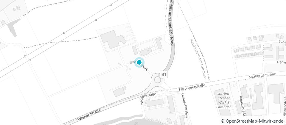 Map showing the production site in Neukirchen bei Lambach